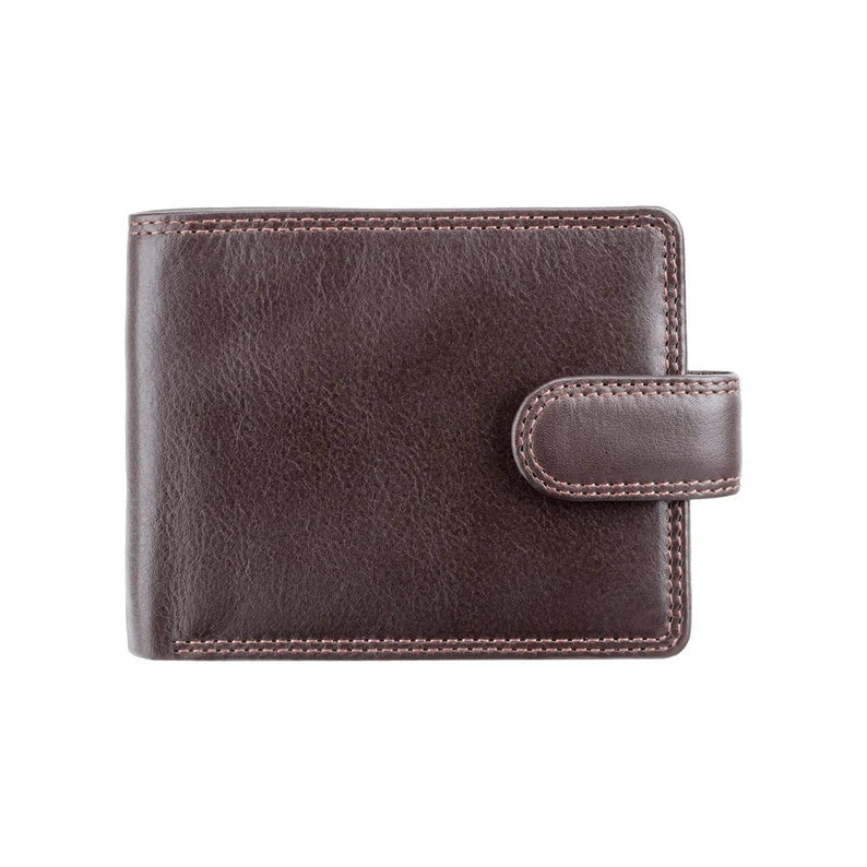 The "Strand" Heritage Wallet – Chocolate Brown Leather with RFID Protection