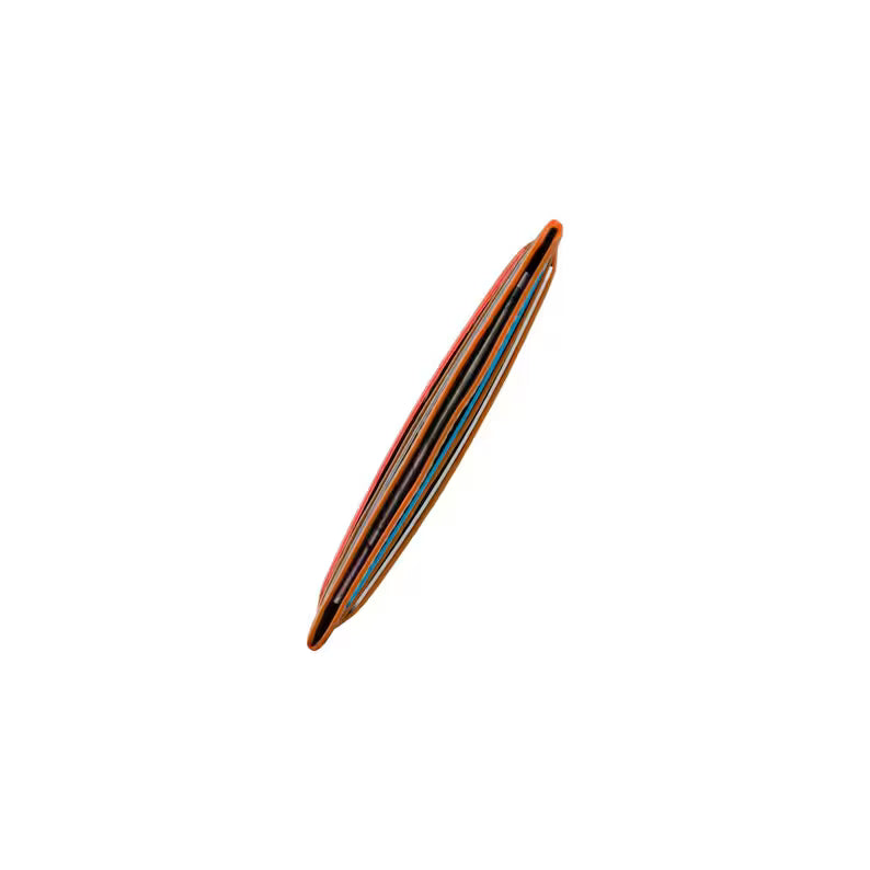 The "Trento" Artisan Card Holder – Full-Grain Sunrise Brown